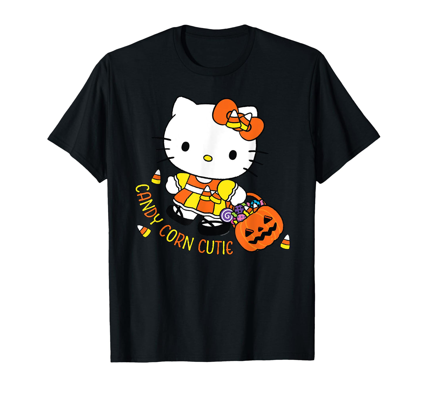 Hello Kitty Candy Corn Cutie Halloween T-Shirt