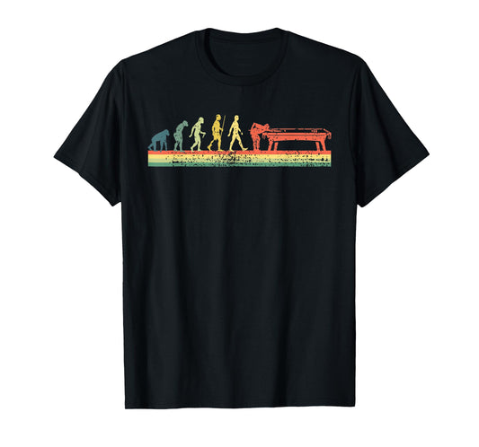 Funny Human Billiards Evolution 8 Ball Pool Player T-Shirt