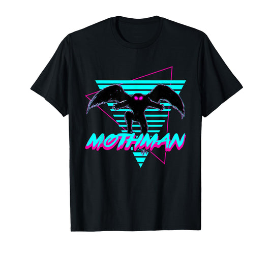 Mothman Cryptid Cryptozoology Retro T-Shirt