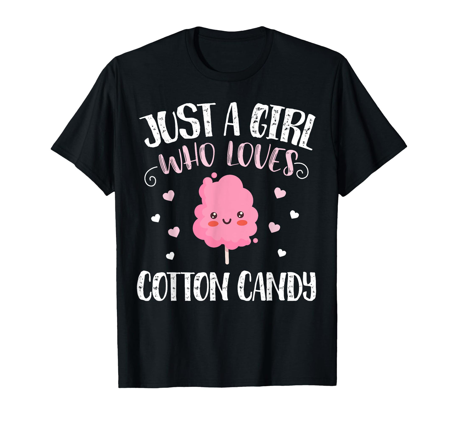 Just A Girl Who Loves Cotton Candy - Funny Cotton Candy T-Shirt