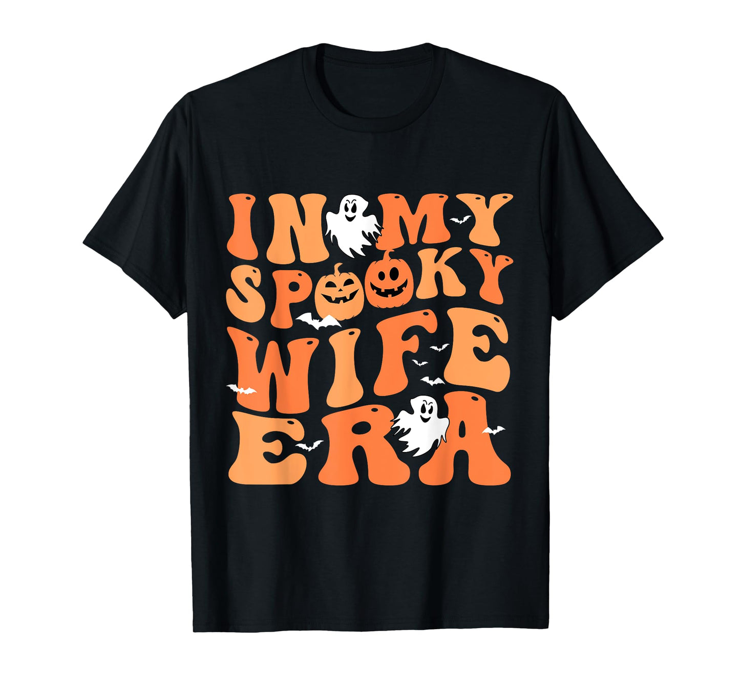 In My Spooky Wife Era Halloween Groovy For Wife T-Shirt