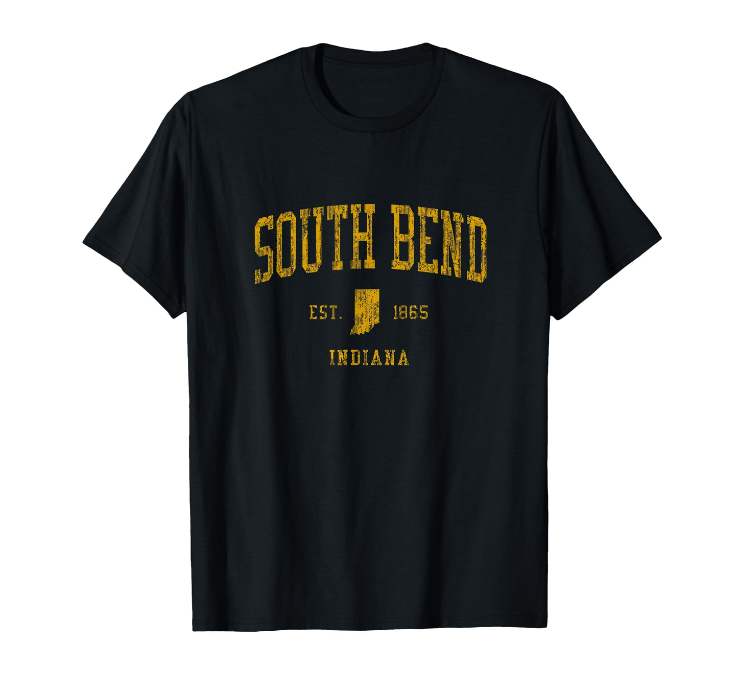 South Bend Indiana IN Vintage Athletic Sports Design Tee T-Shirt