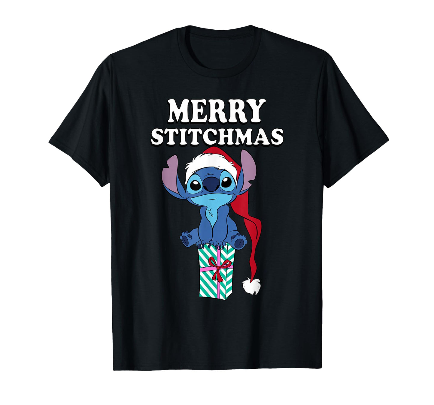 Disney Lilo & Stitch Christmas Merry Stitchmas Cute Stitch T-Shirt