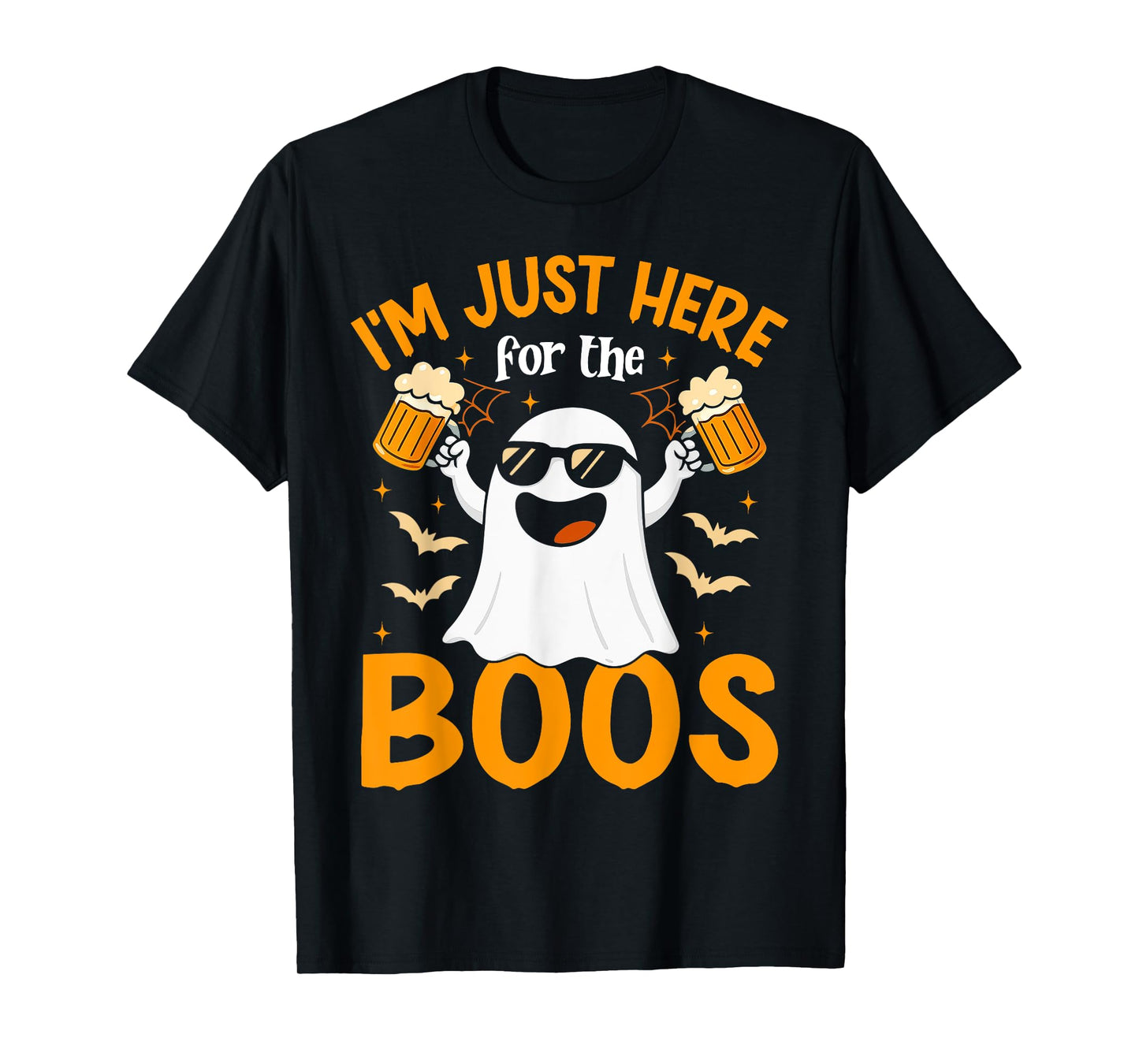 Ghost Beer Halloween Party Drinking Costume Gift T-Shirt