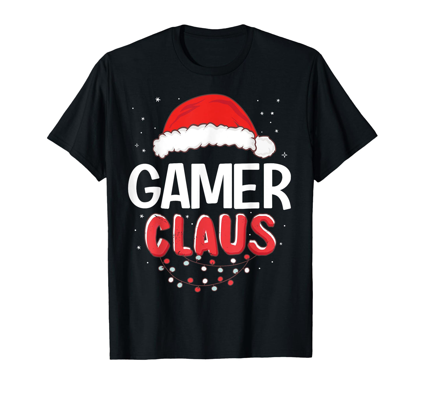 Gamer Santa Claus Christmas Matching Costume T-Shirt