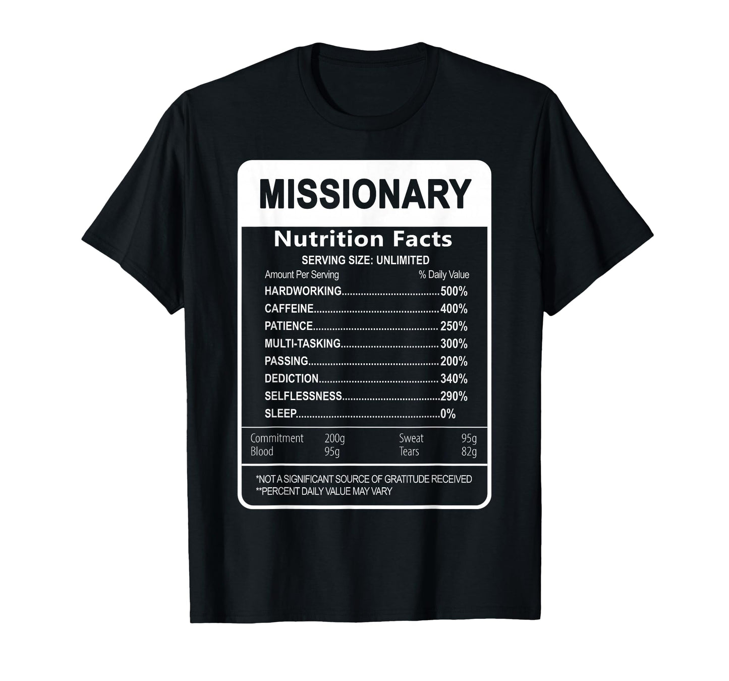 Check out my Missionary T-Shirt - Unisex-Kids, Black, Small