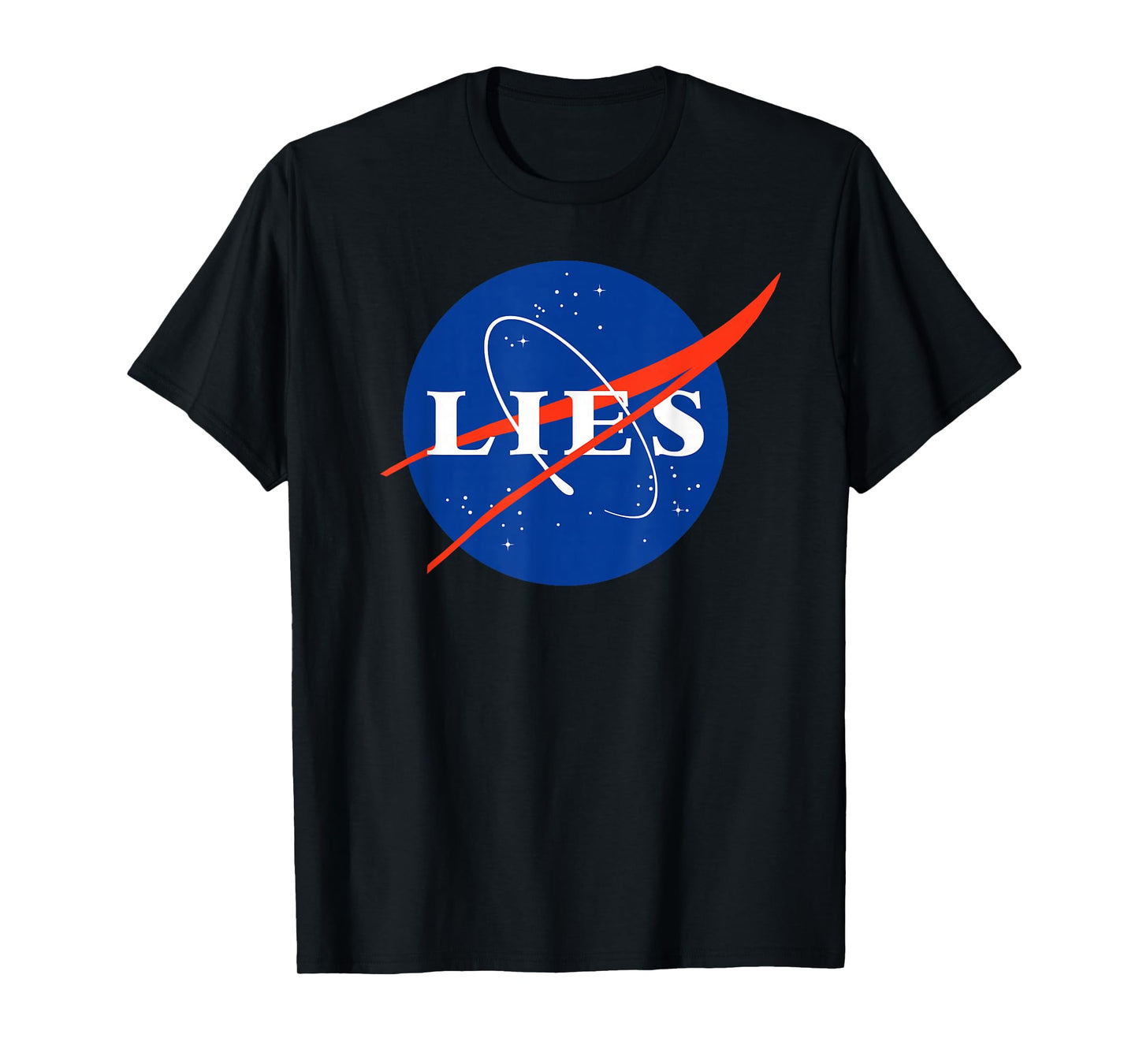 Lies tee funny Fake Moon Landing Conspiracy Theory T-Shirt
