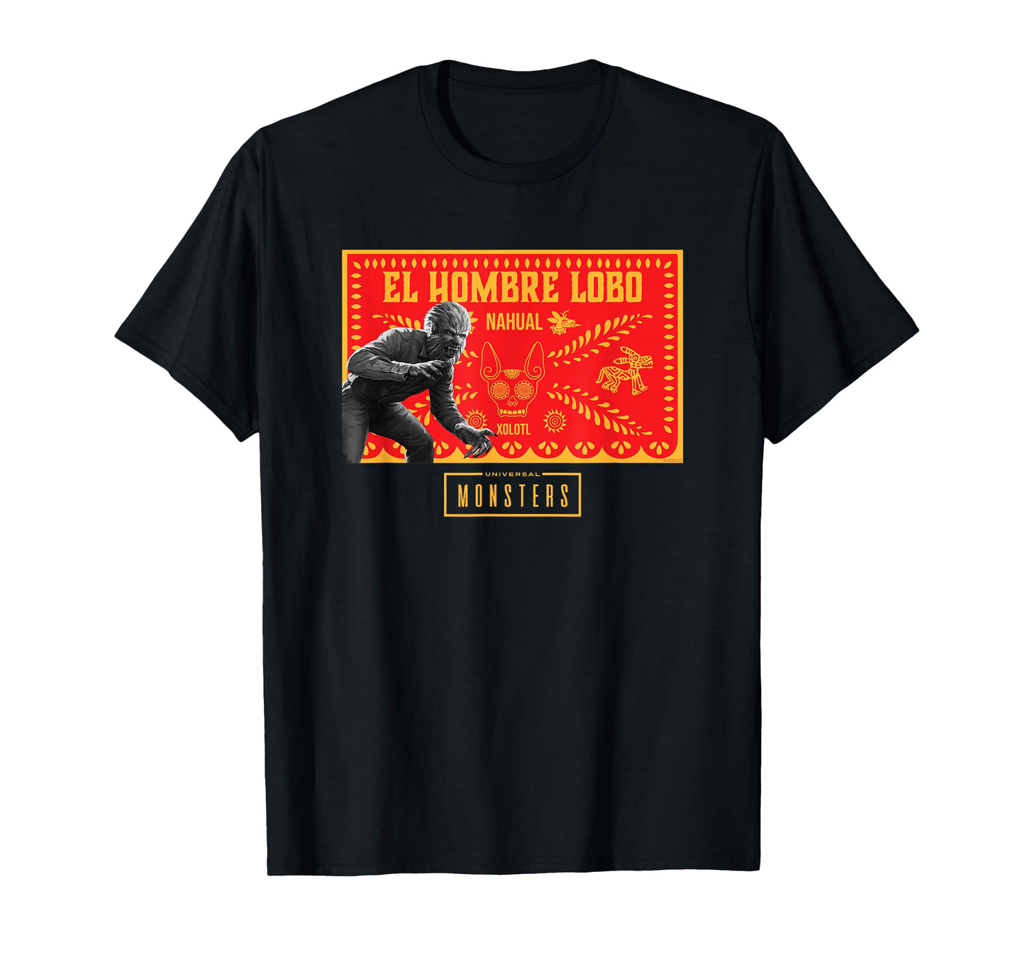 Universal Monsters Wolf Man El Hombre Lobo T-Shirt