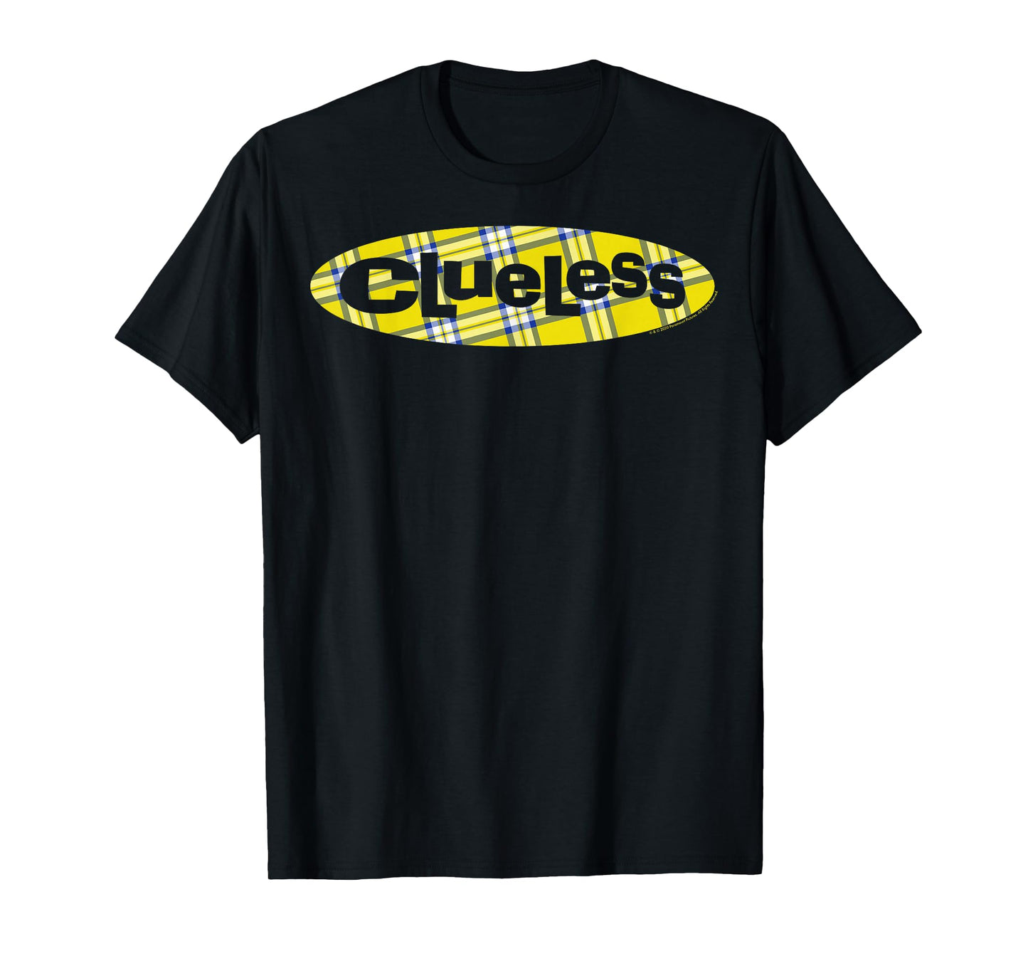 Clueless Plaid Movie Chest Logo T-Shirt
