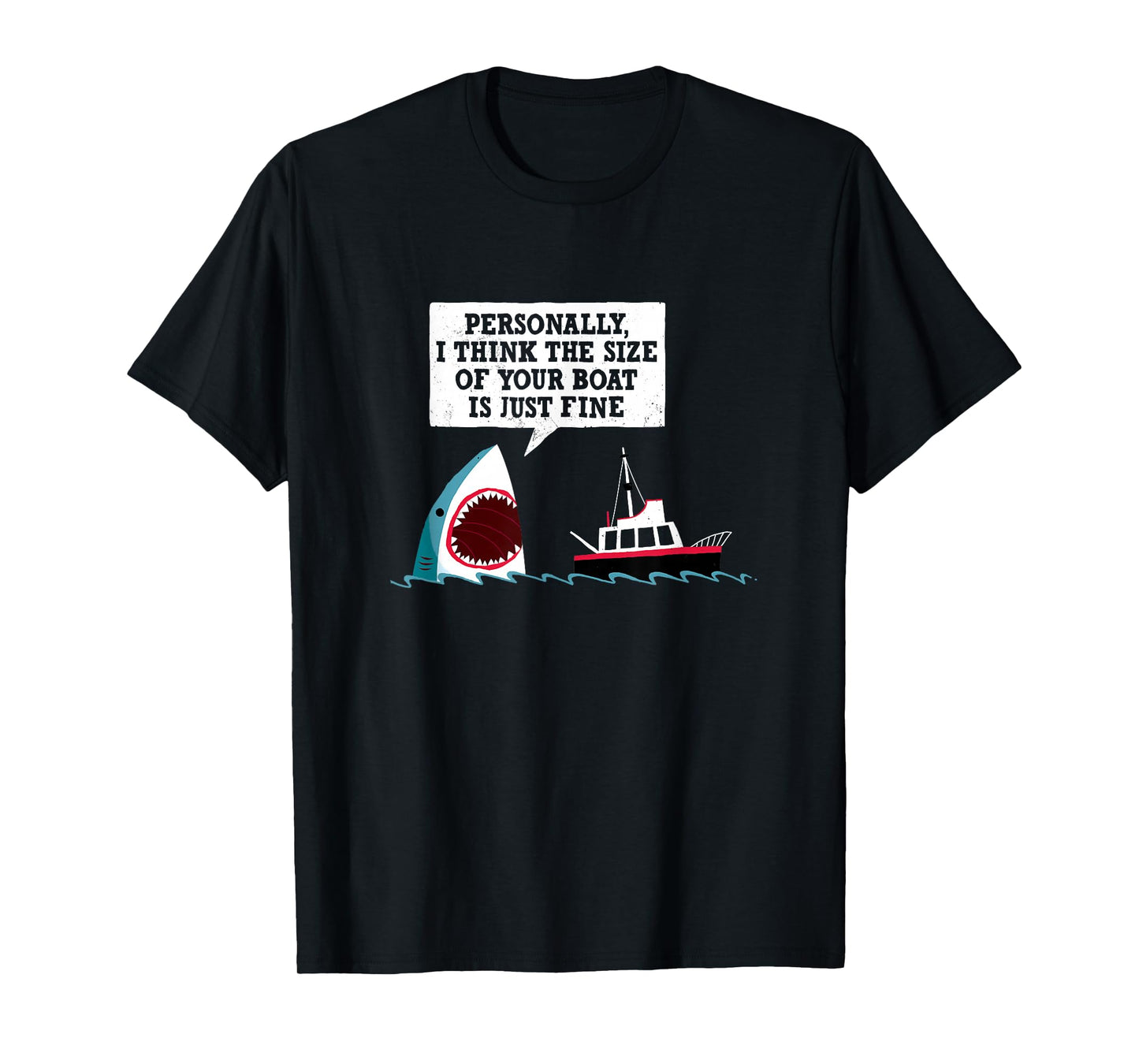 Funny Shark Movie - Polite Shark - Official DinoMike Design T-Shirt