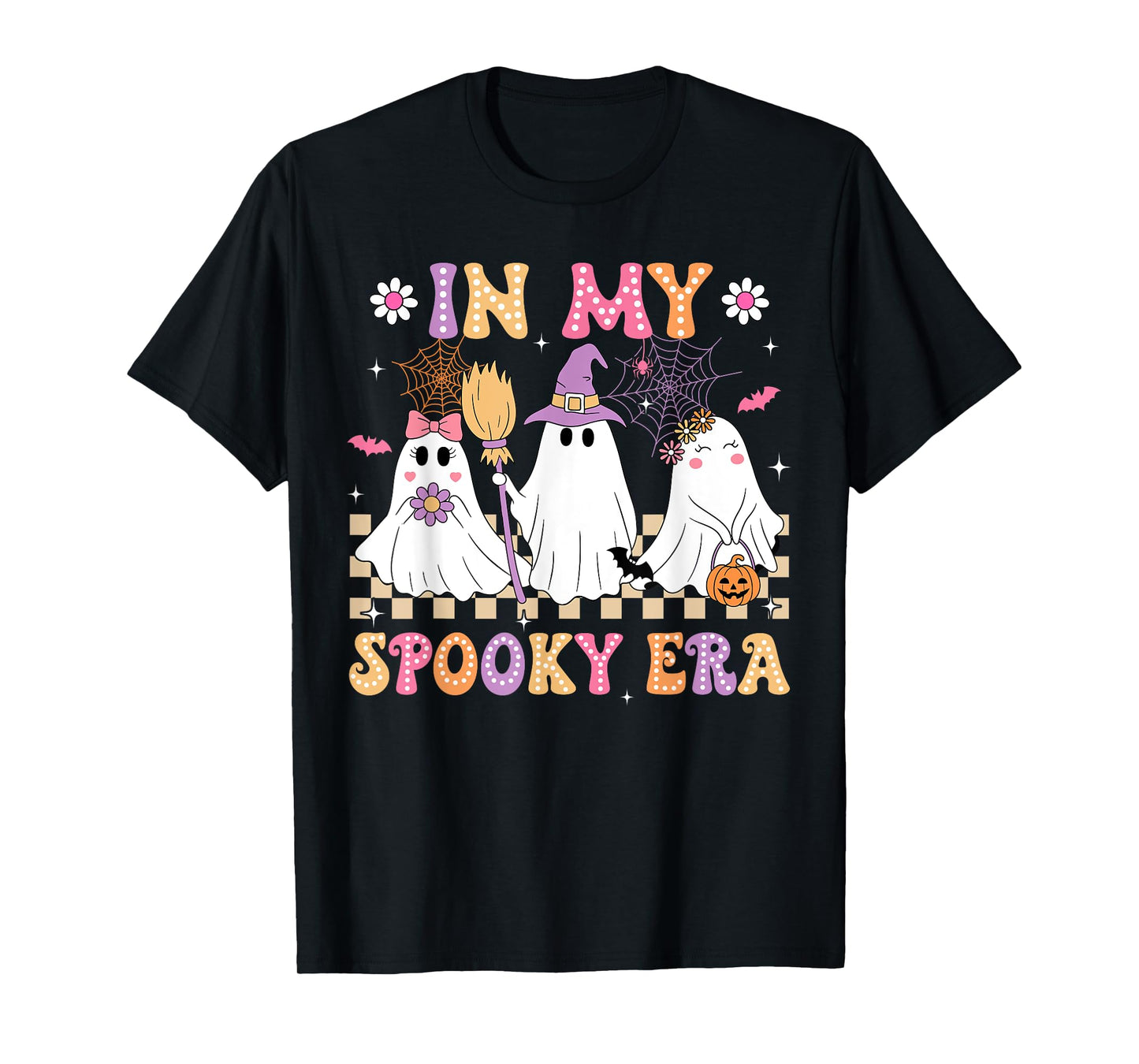 Groovy In My Spooky Era Cute Ghost Halloween Costume T-Shirt