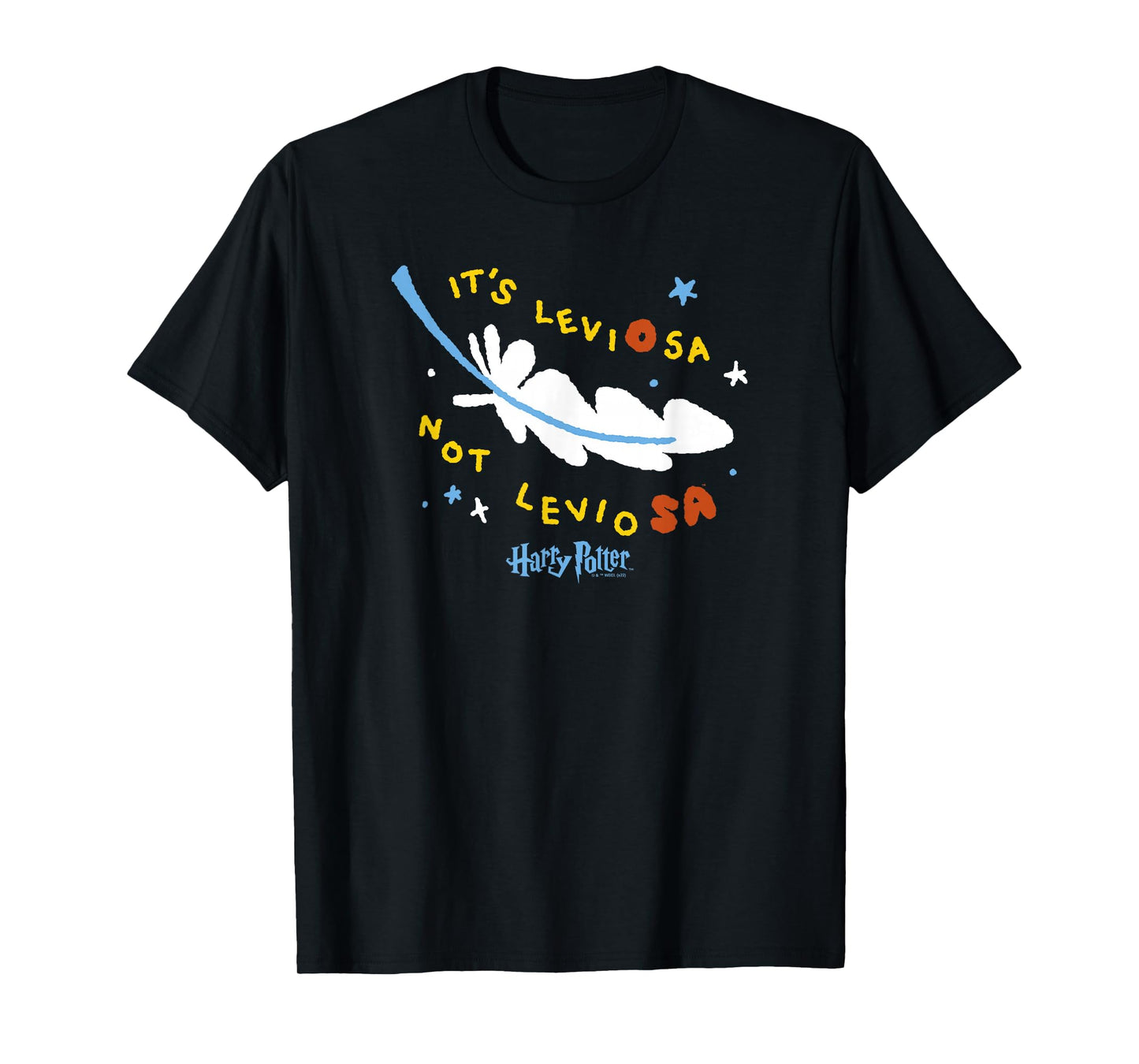 Harry Potter: Deathly Hallows 2 Leviosa Feather Doodle T-Shirt