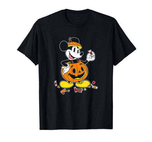 Disney Mickey And Friends Halloween Mickey Pumpkin Costume T-Shirt