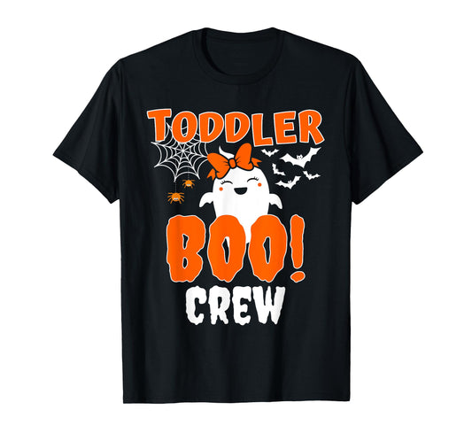 Girl Toddler Boo Crew Daycare Teacher Halloween Party T-Shirt
