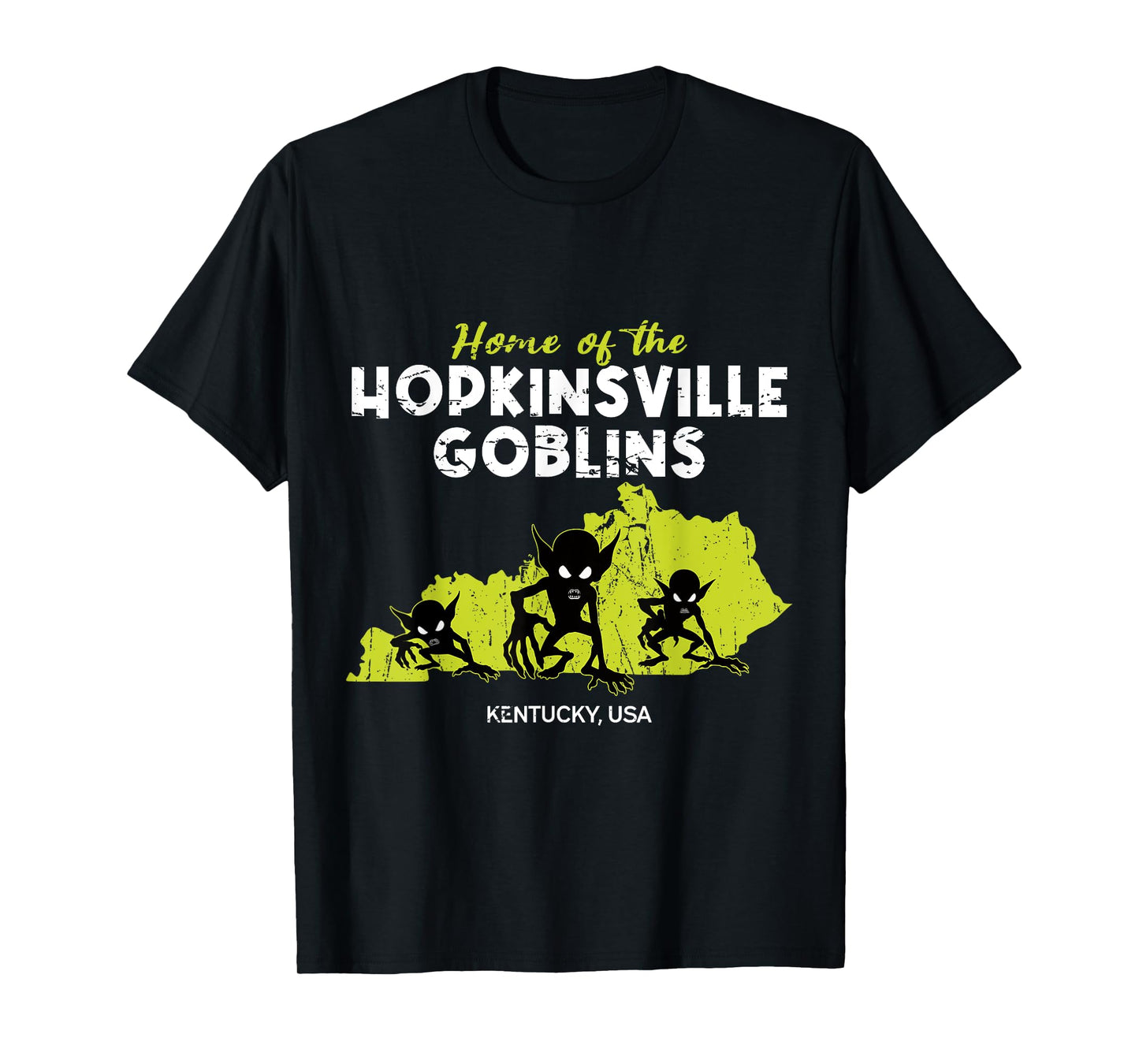 Hopkinsville Goblins Kentucky State Funny American Cryptid T-Shirt