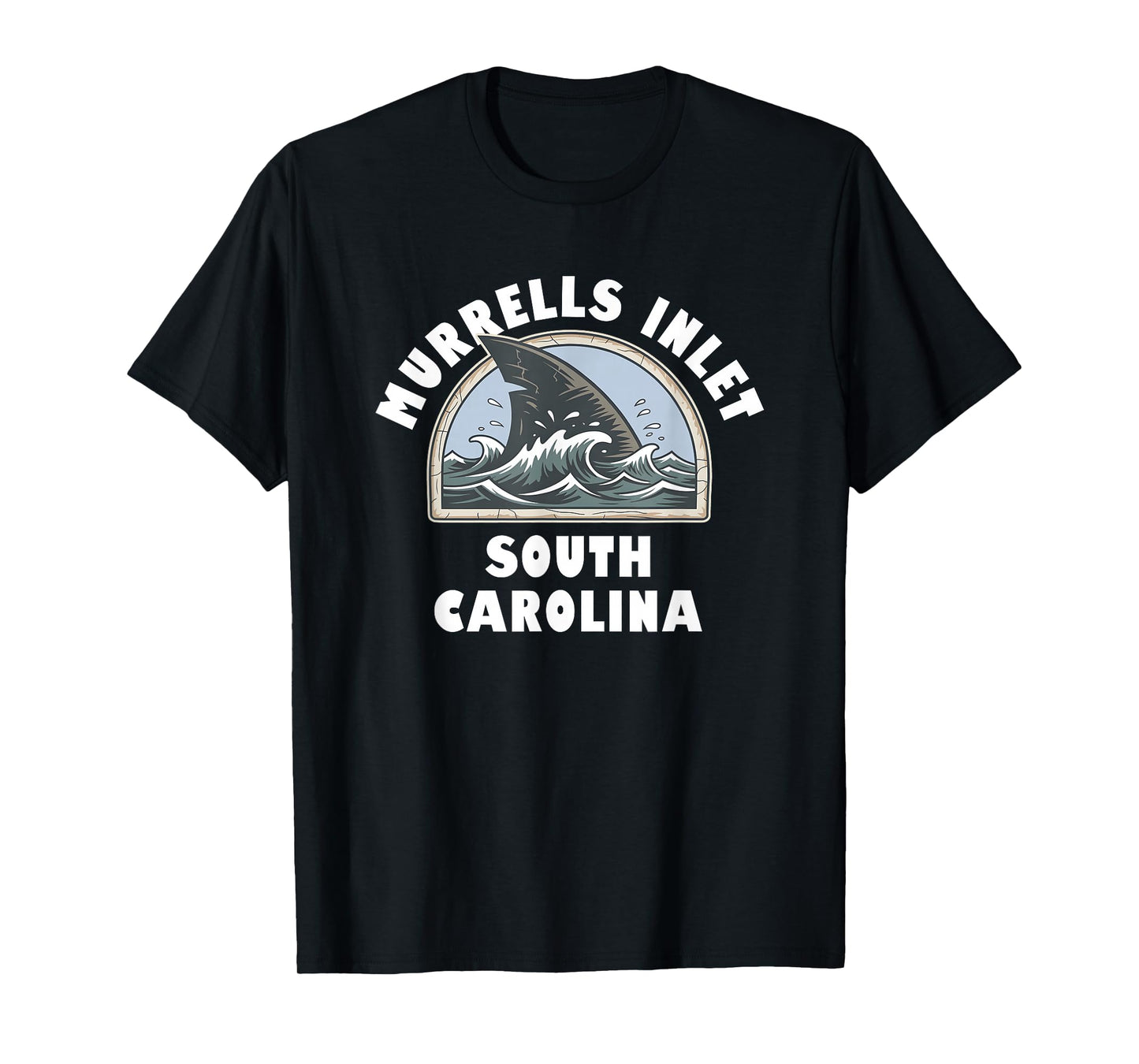 I Love Murrells Inlet South Carolina Beach Shark Souvenir T-Shirt