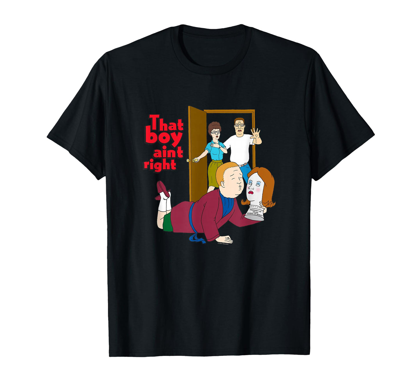King of The Hill That Boy Ain't Right Bobby Hill Cartoon T-Shirt