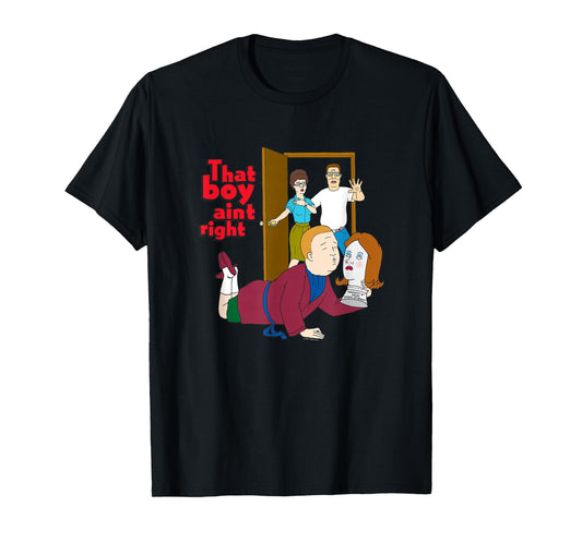 King of The Hill That Boy Ain't Right Bobby Hill Cartoon T-Shirt