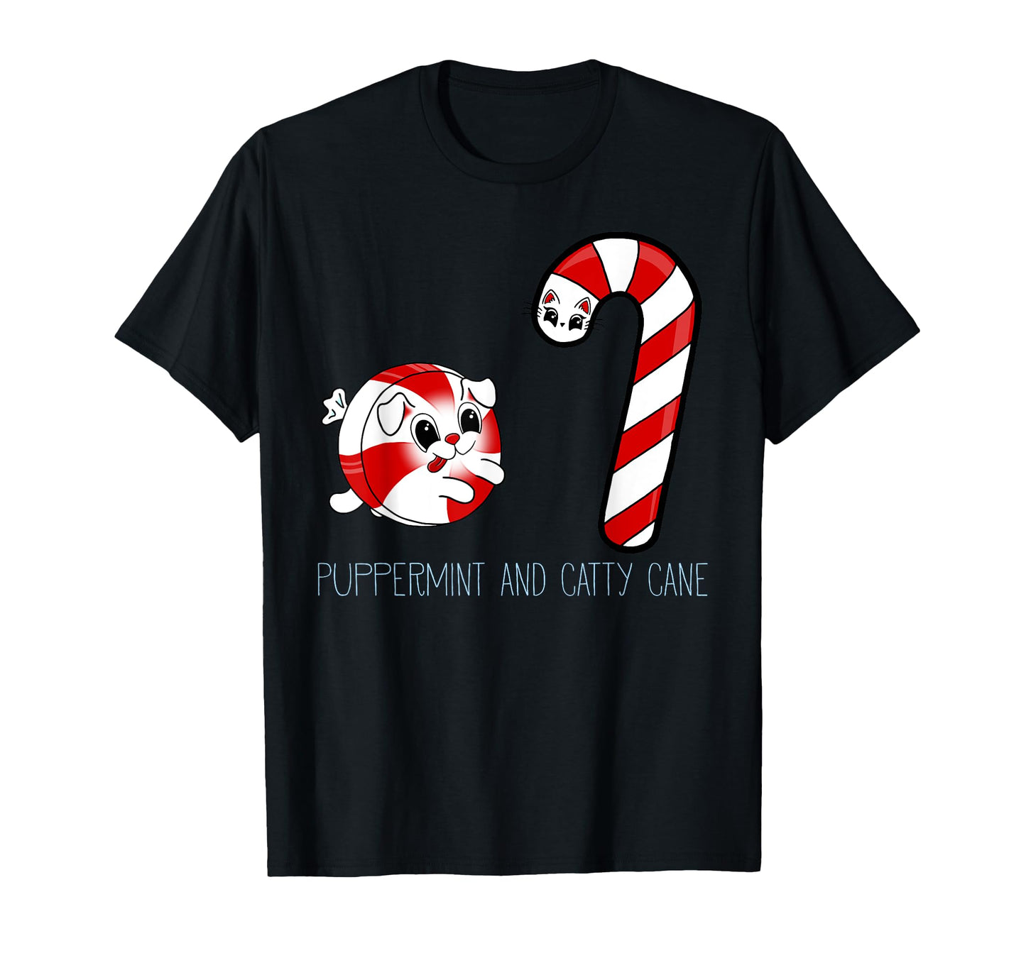 Puppermint and Catty Cane - Peppermint Puppy Candy Cane Cat