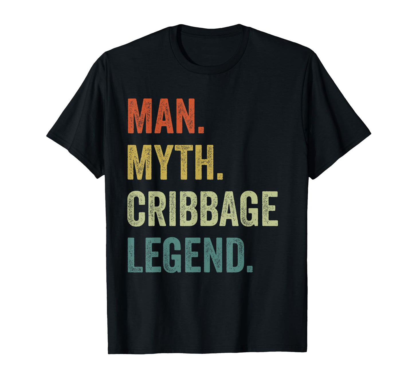 Cards Game Shirt For Men, Man Myth Cribbage Legend T-Shirt