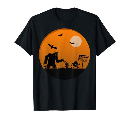 Disney Pixar Monster's Inc. Group Halloween Silhouettes T-Shirt