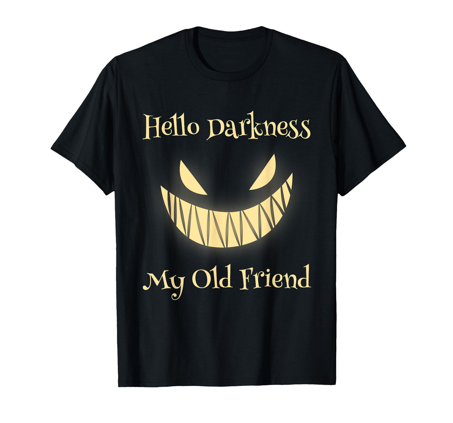 Hello Darkness My Old Friend Scary Pumpkin T-Shirt