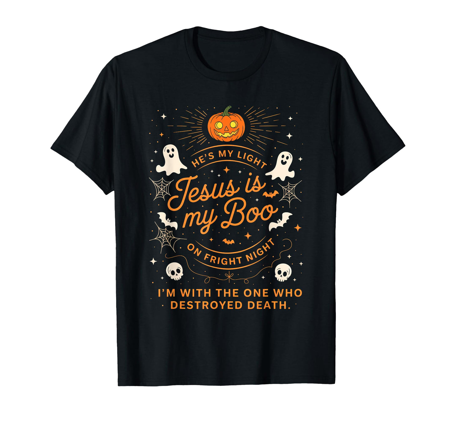 Retro Jesus is My Boo Christian Halloween Easy Costume T-Shirt