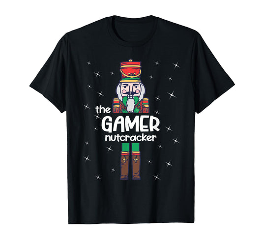 Gamer Nutcracker Family Matching Funny Pajama T-Shirt