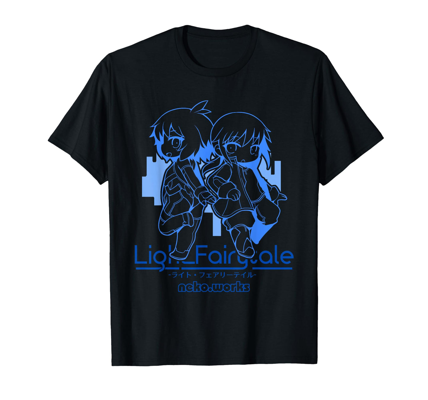 Light Fairytale - Chibi Haru & Kuroko (Front Only) T-Shirt