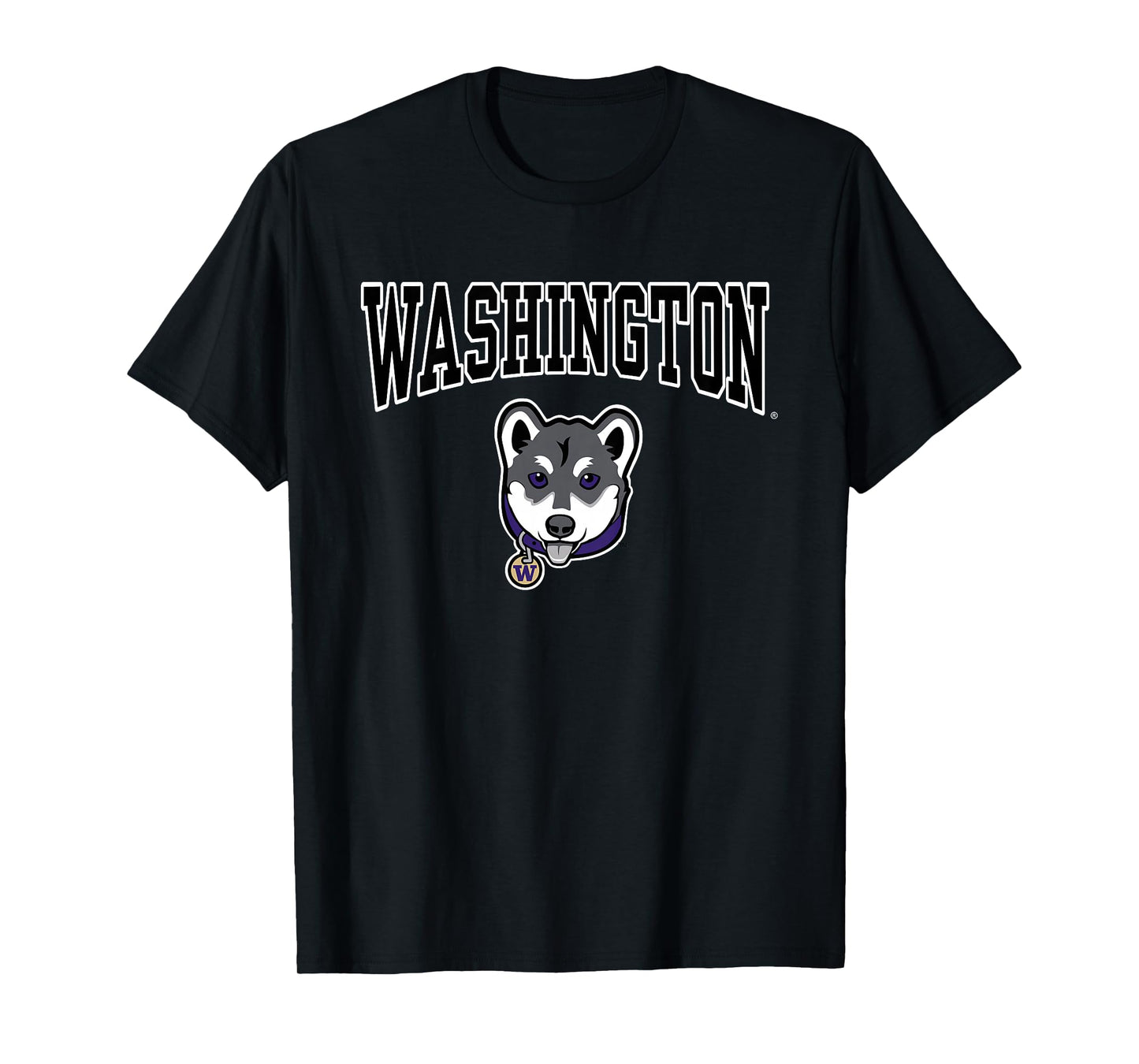 Kids Washington Huskies Kid's Mascot Purple Officially Licensed T-Shirt