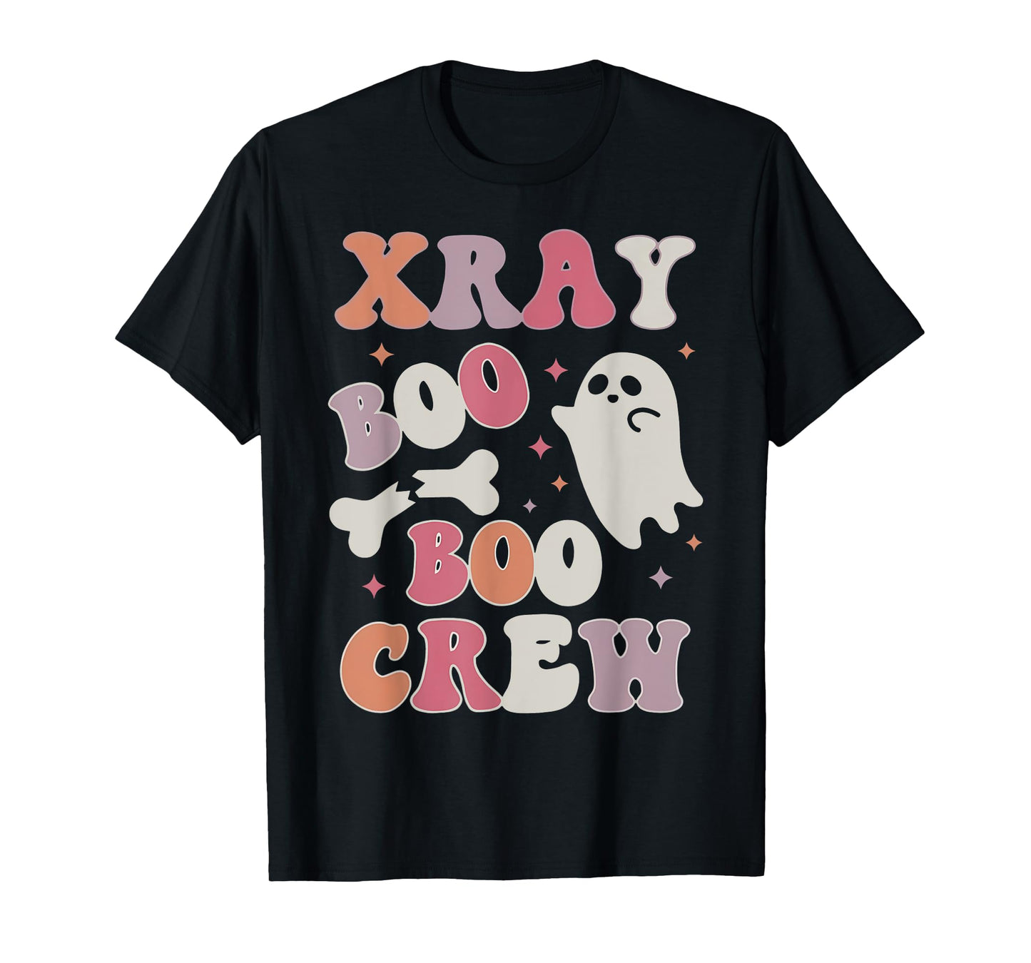 X Ray Boo Boo Crew Ghost Radiology Halloween Fall Nurse T-Shirt