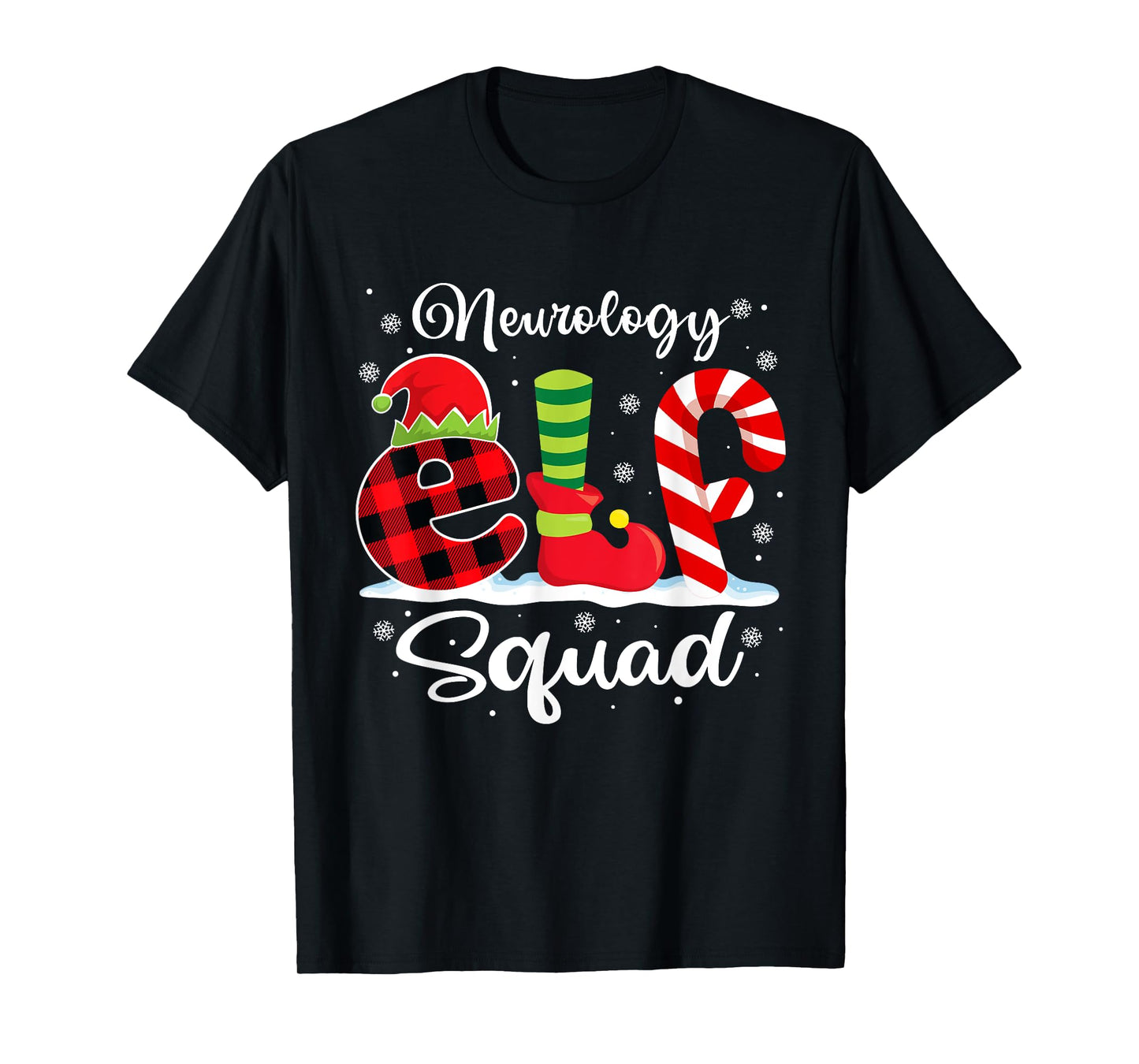 Neurology Elf Squad Christmas Neuro Nurse Matching T-Shirt