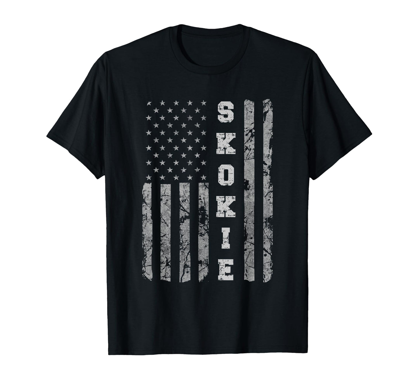 Skokie, Illinois, American flag T-Shirt