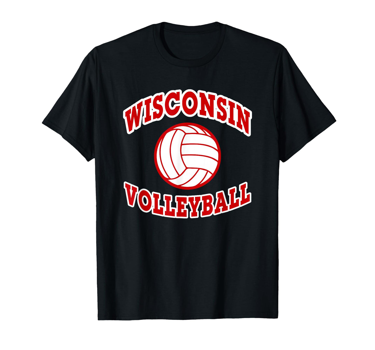 Wisconsin Volleyball Classic Style T-Shirt