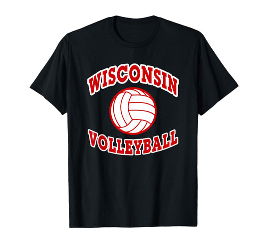 Wisconsin Volleyball Classic Style T-Shirt