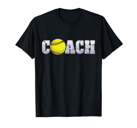 Softball Coach Coaching assistant coach Softball team men T-Shirt
