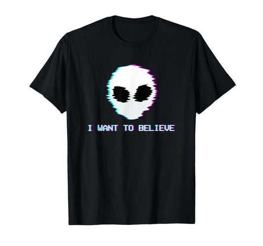 I Want to Believe T-Shirt Alien Pastel Aesthetic T-Shirt