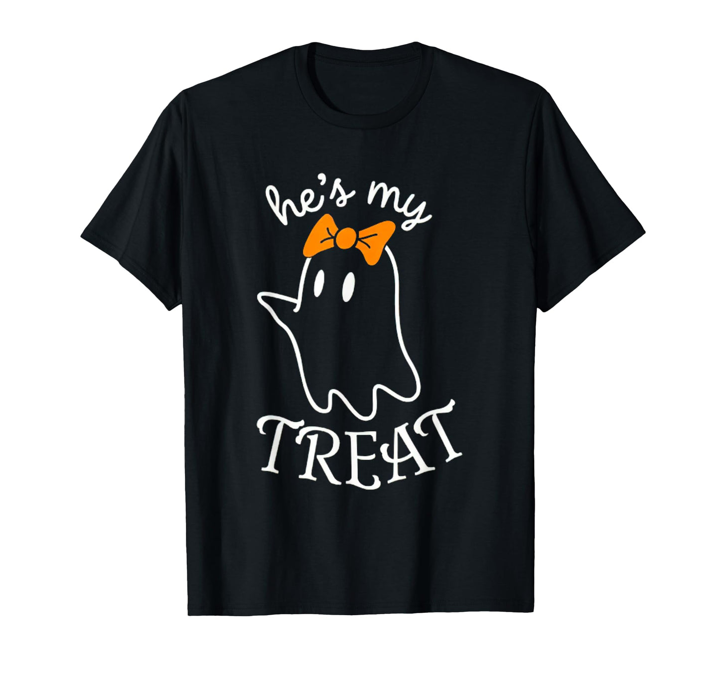 She's My Trick He's My Treat Couples Ghost Men Women T-Shirt