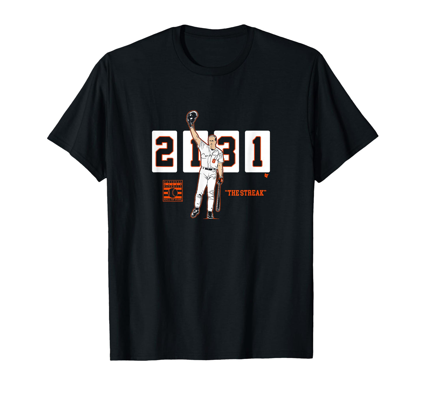 Cal Ripken Jr. - 2131 - Baltimore Baseball T-Shirt