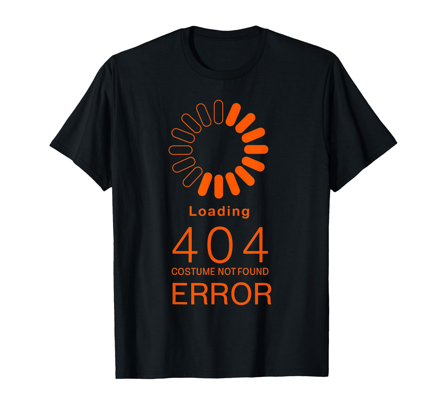 Error 404 Costume Not Found Funny Programmer Halloween T-Shirt