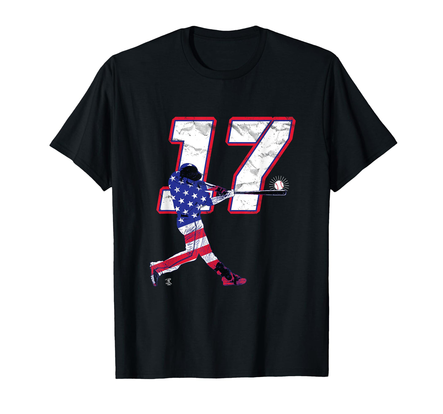 Rhys Hoskins Flag Silhouette Gameday T-Shirt