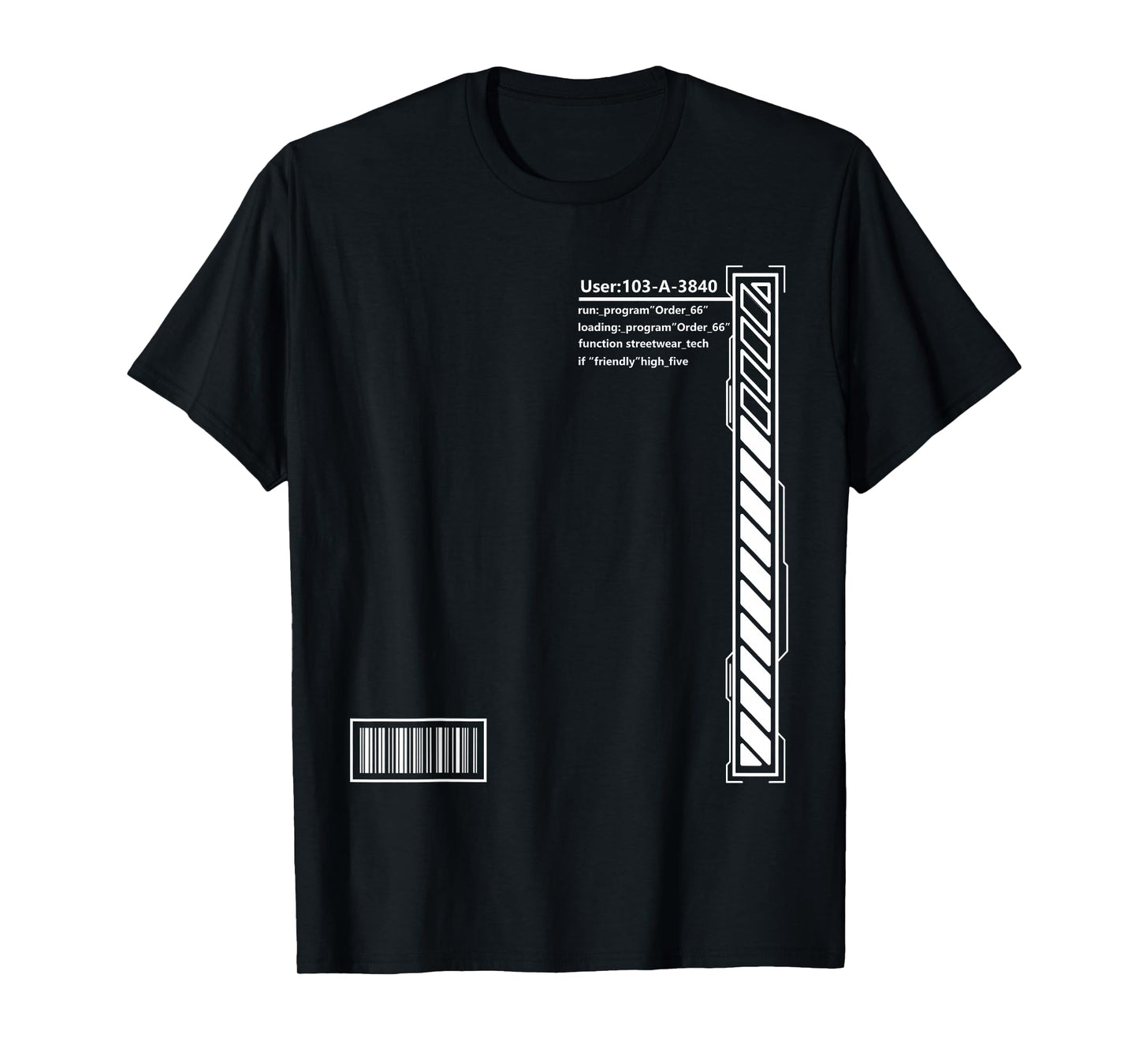 Techware Goth Ninja Sign Urban Future Society Japanese Kanji T-Shirt