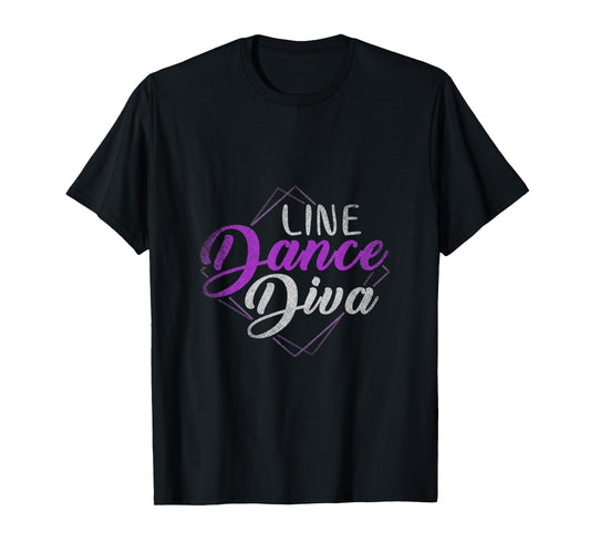 Line Dance Diva Line Dancing T-Shirt