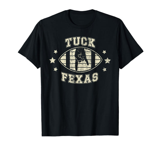 Tuck Fexas Horns Down Funny Beat Texas T-Shirt