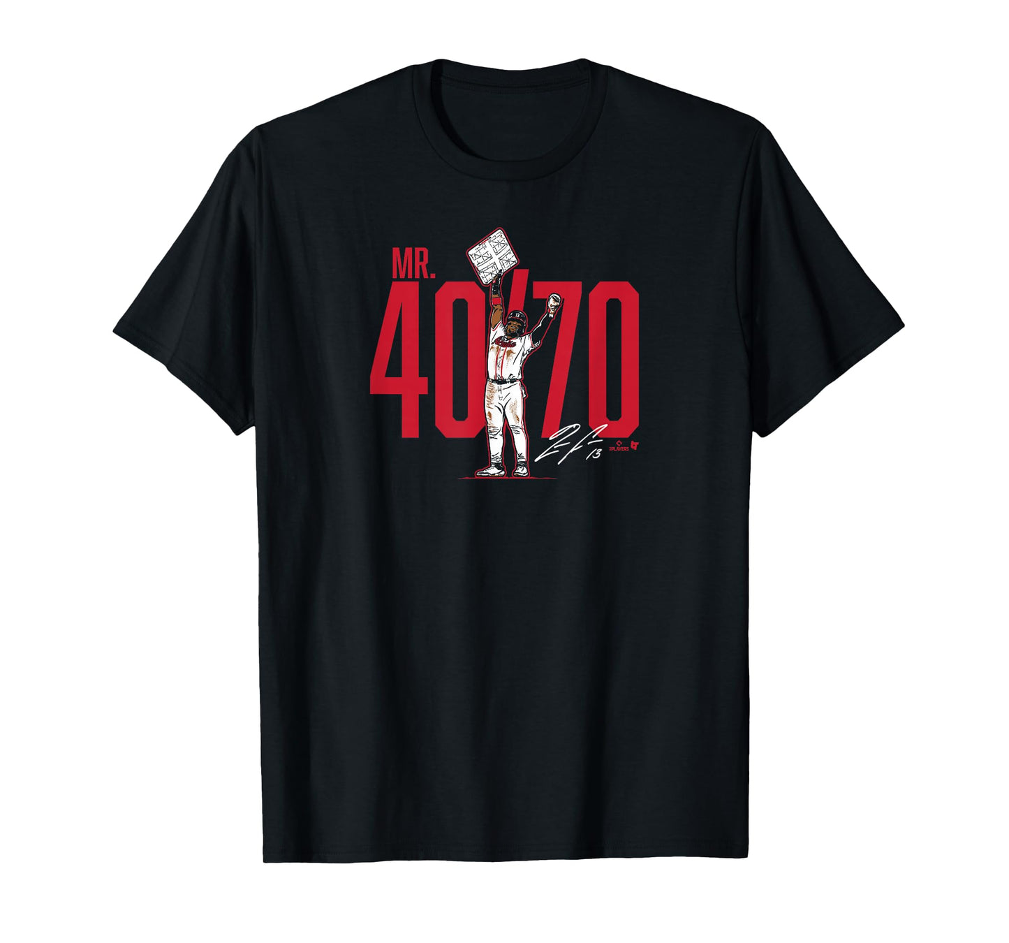 Ronald Acuña Jr. - Mr. 40/70 - Atlanta Baseball T-Shirt