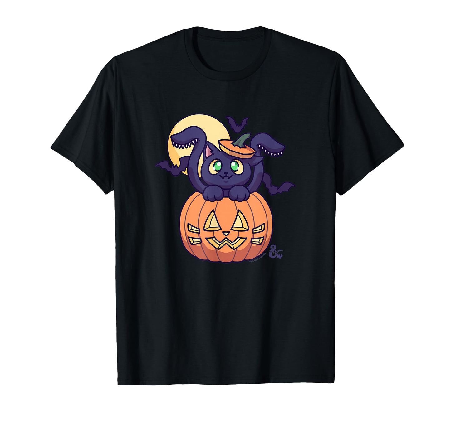 Dungeons & Dragons Halloween Chibi Displacer Beast Pumpkin T-Shirt