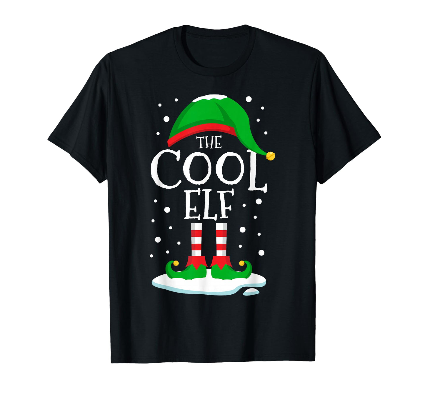 The Cool Elf Christmas Family Matching Xmas Group Funny T-Shirt