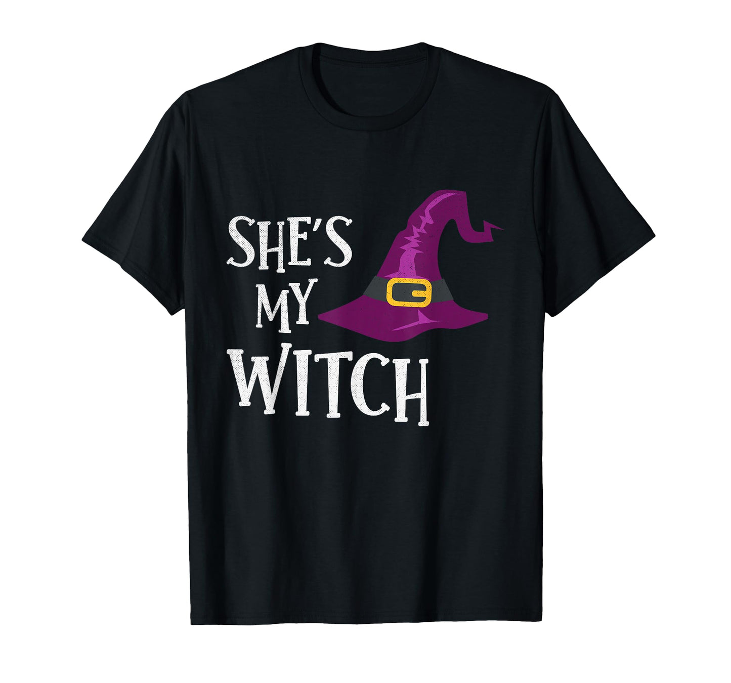 She's My Witch Funny Halloween Costume T-Shirt