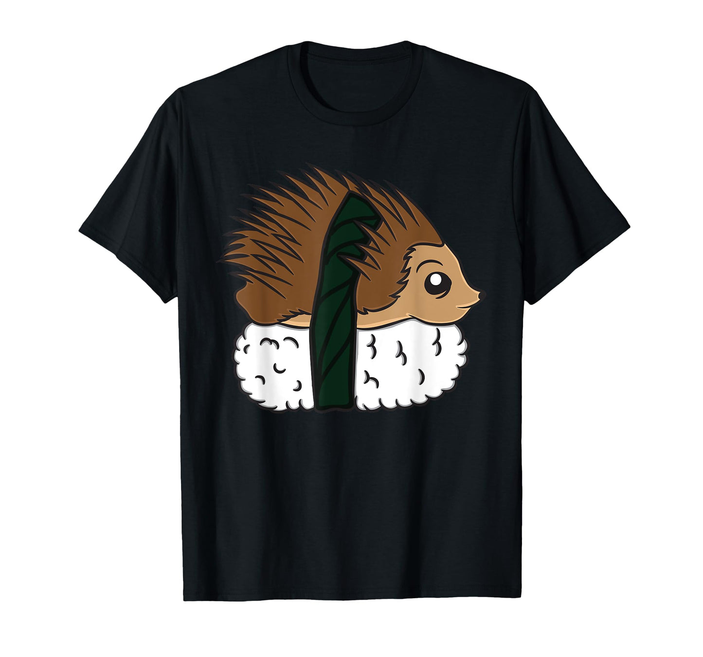 Funny Hedgehog Sushi Japanese Dish Safari Animal Gag Outfit T-Shirt