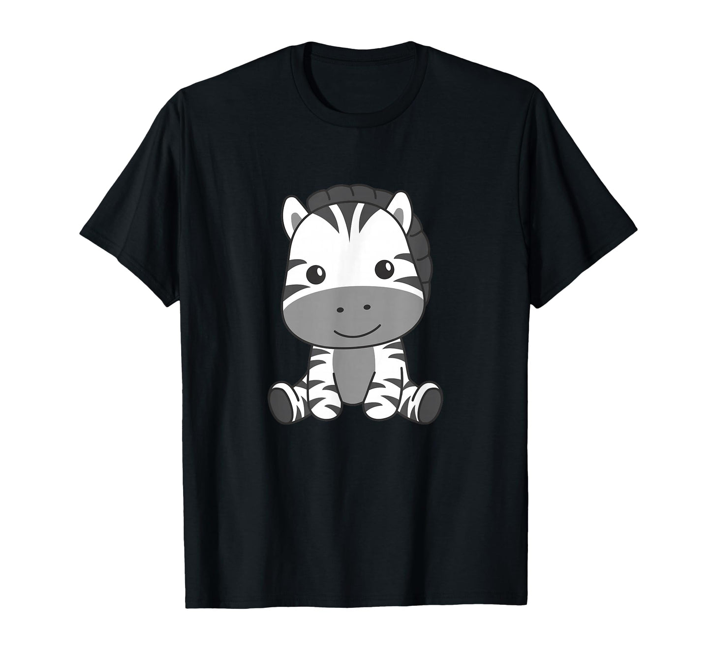 Zebra Cute Animals for Children Manga Zebra T-Shirt